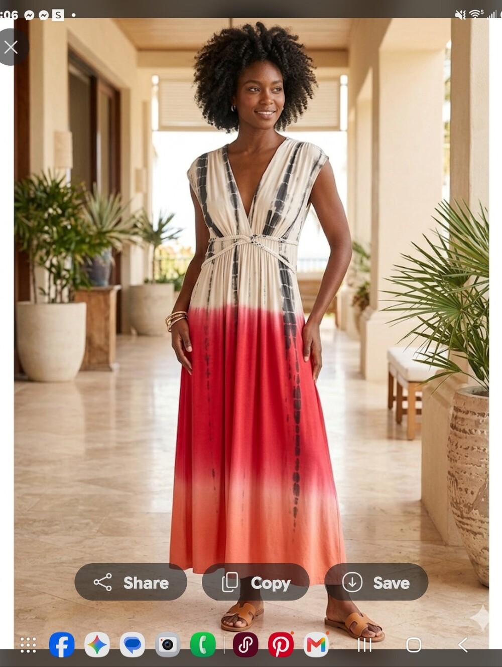 WOMENS  Tie Dye high waisted dress
